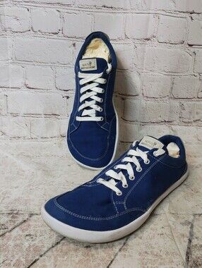 Splay Freestyle Barefoot Lace Up Canvas Blue Lace Up Sneakers 10 Mens Minimalist